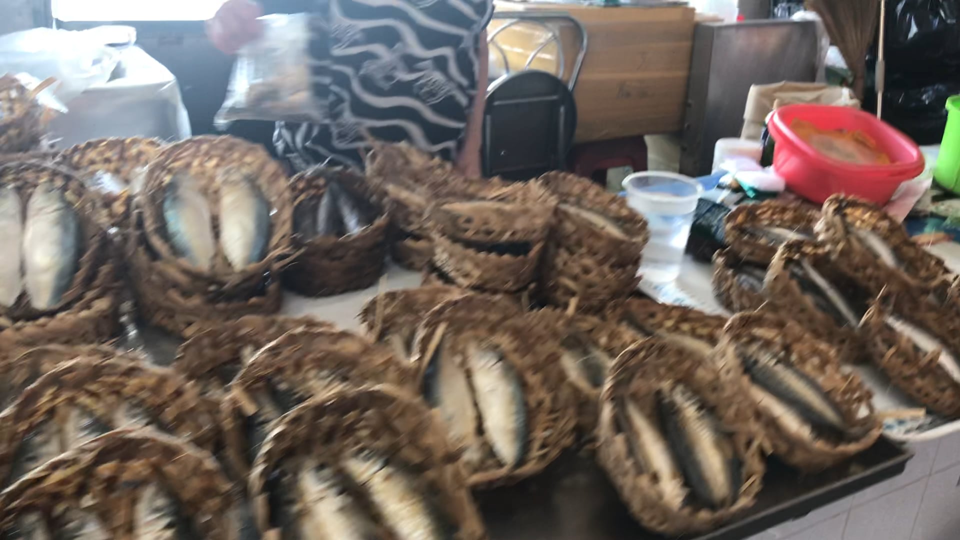 Butcher in the open air