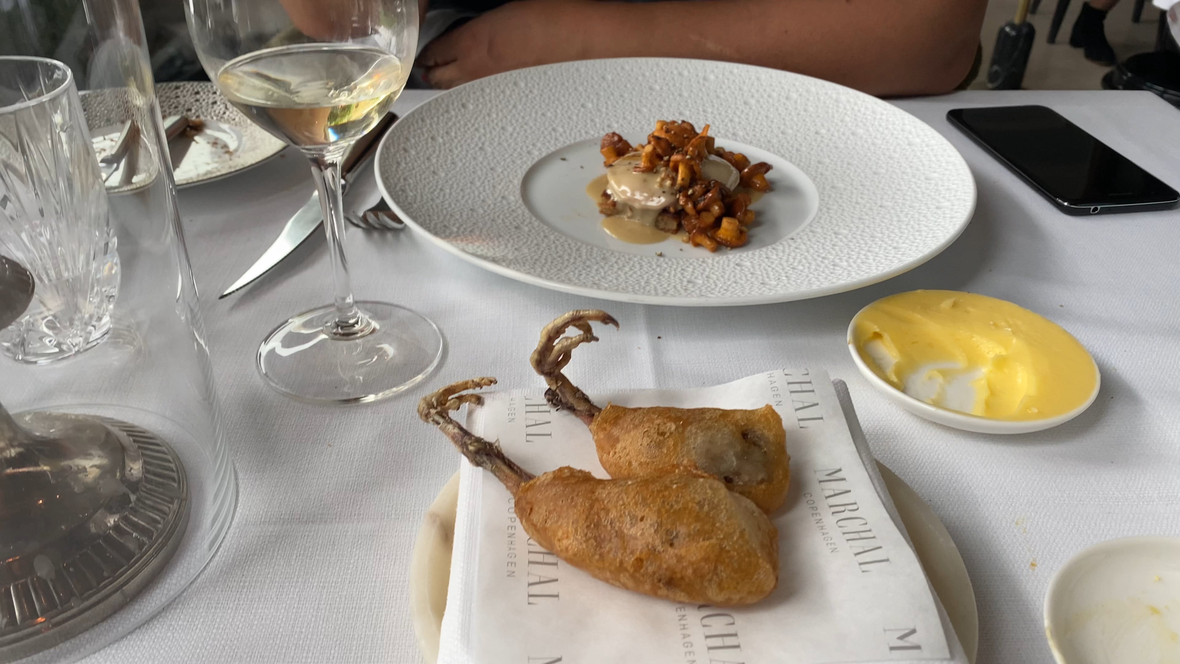 Exquisite food at Marchal Copenhagen