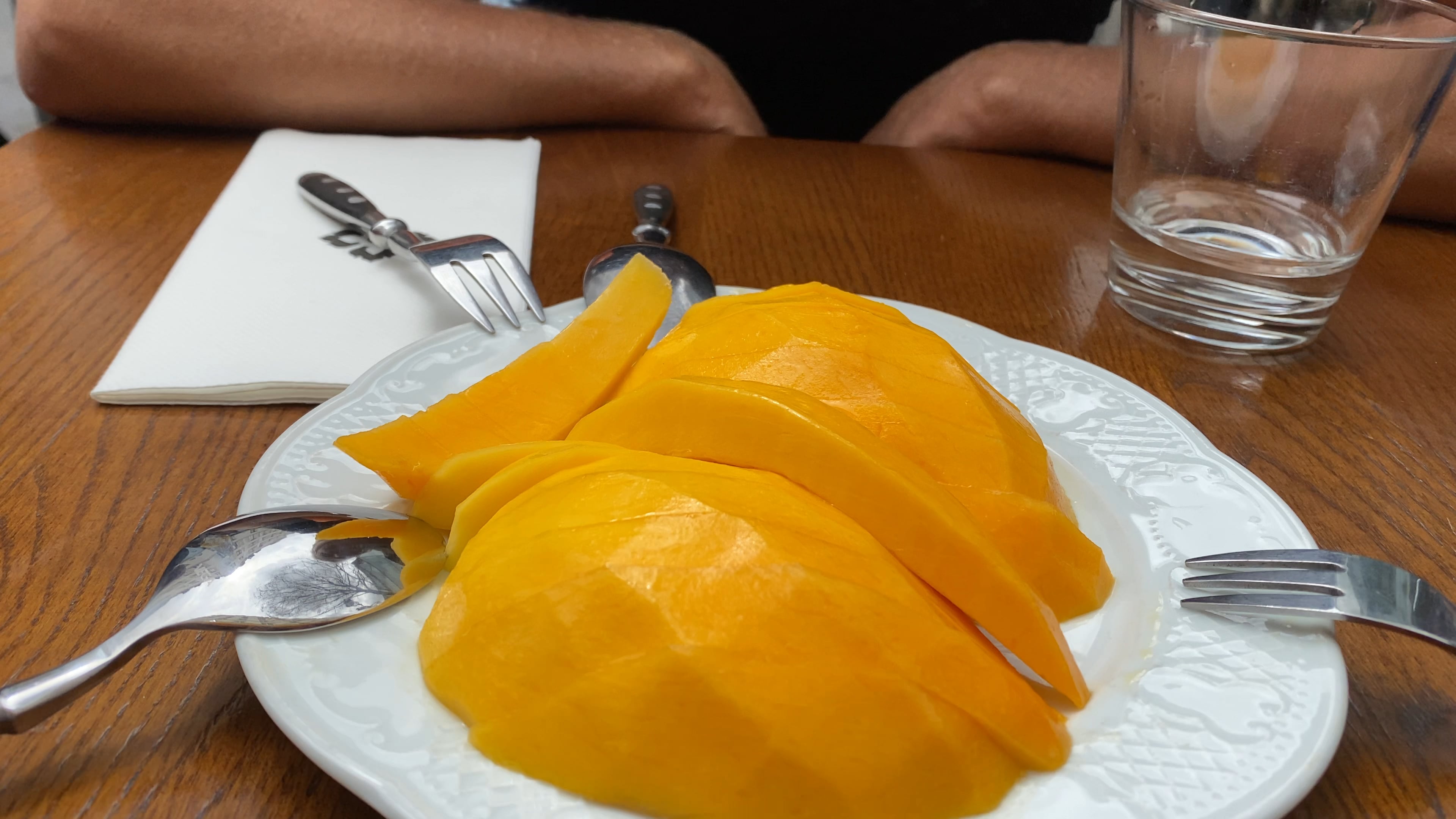 Fresh mango in Paris