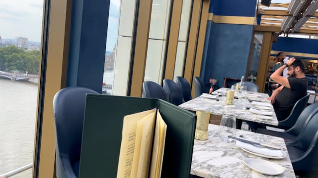 Rooftop restaurant London UK