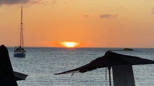 Sunset with DJ