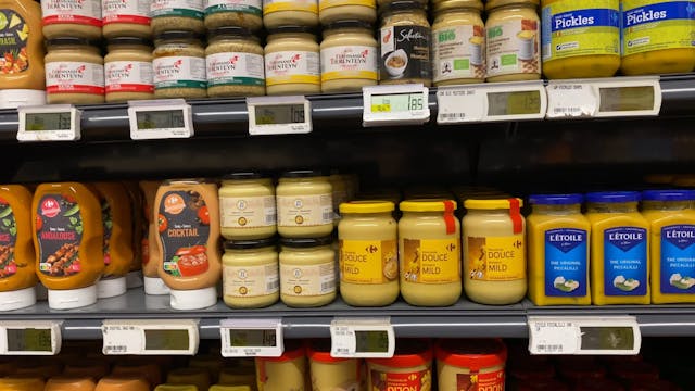 Belgium supermarket