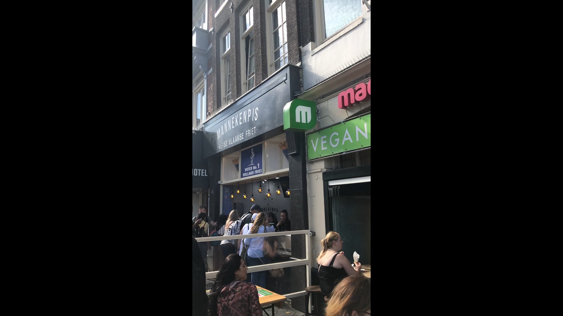 Red light district in Amsterdam