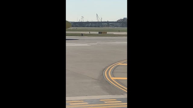 On the tarmac