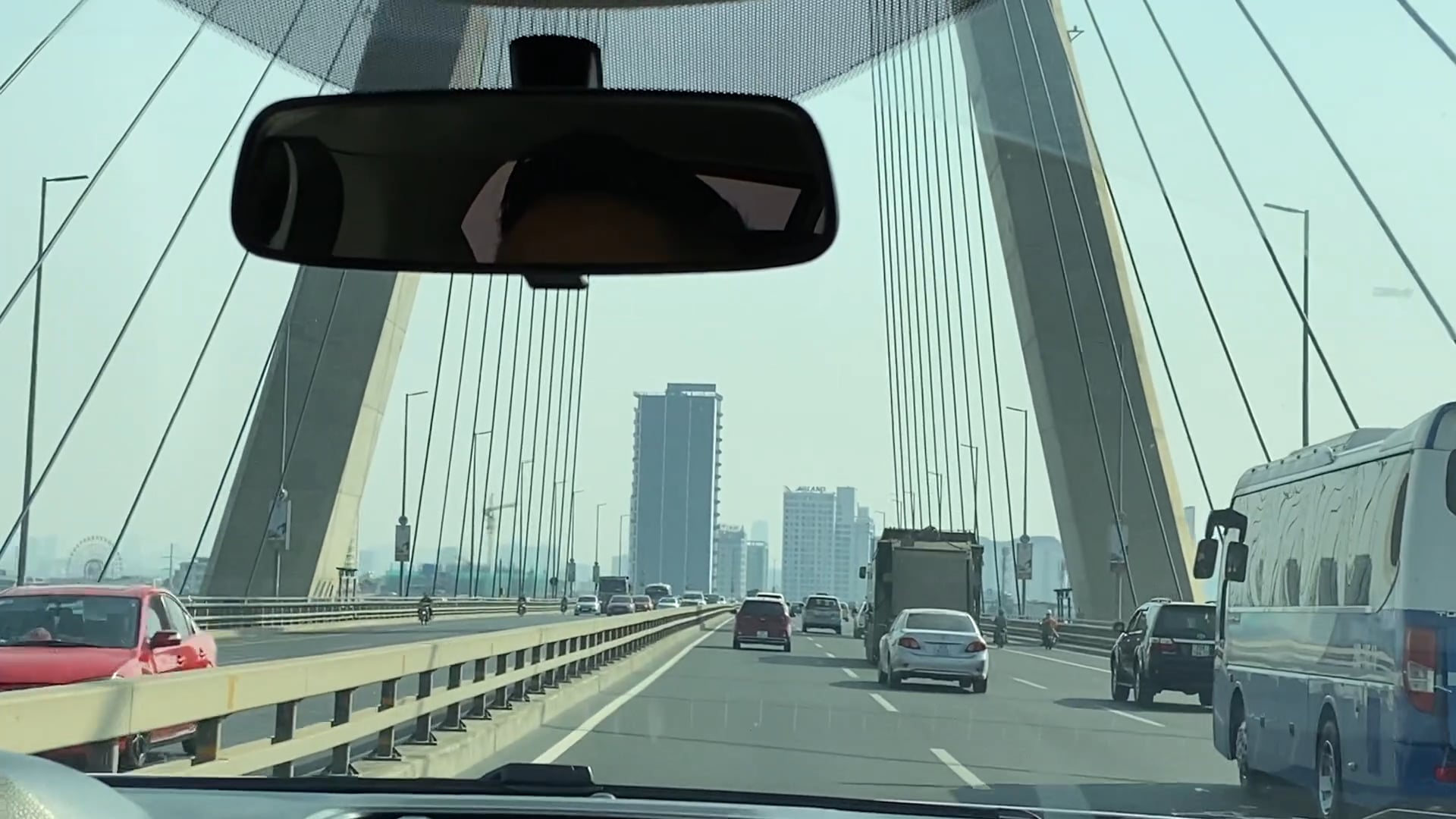 From the airport to Hanoi