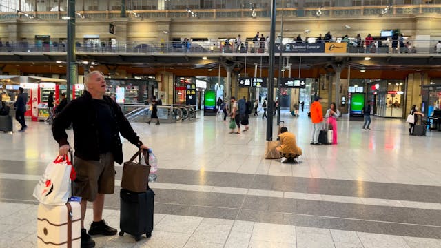 Leaving Paris