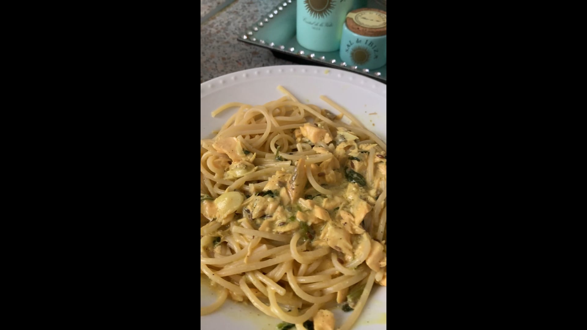 Pasta with a delicious sauce