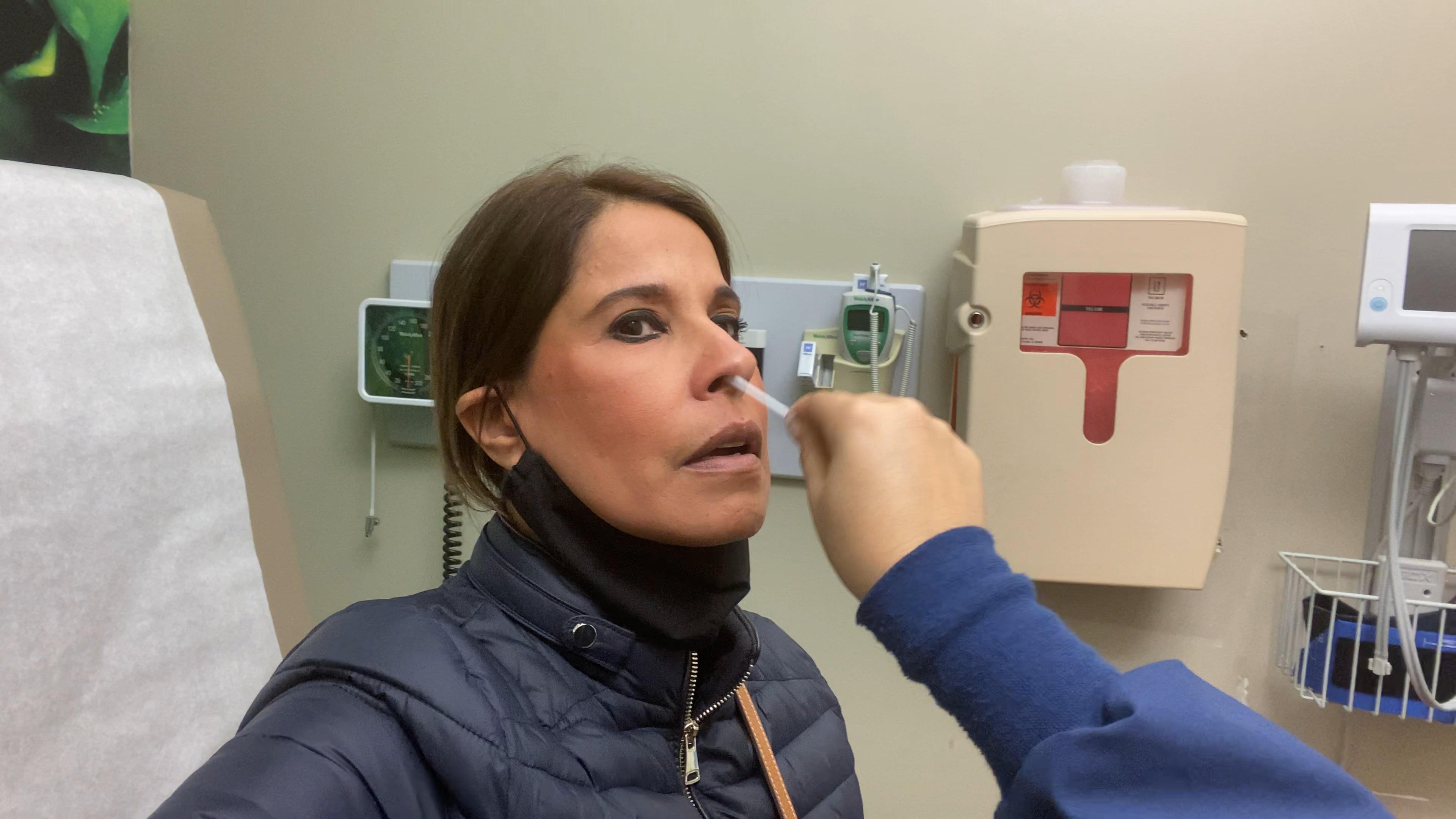 Covid test in NYC 42nd street