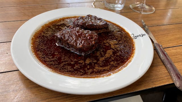 Lunch at Loetje Amsterdam
