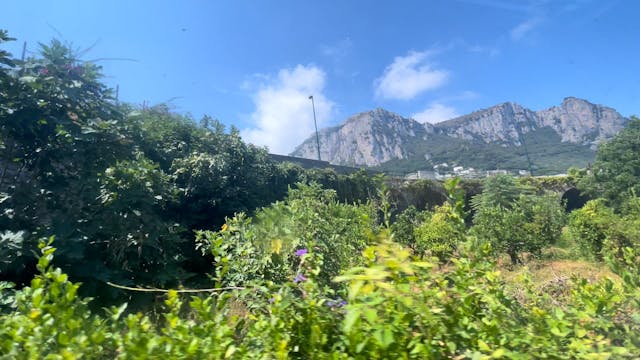 Cable to Capri, Italy