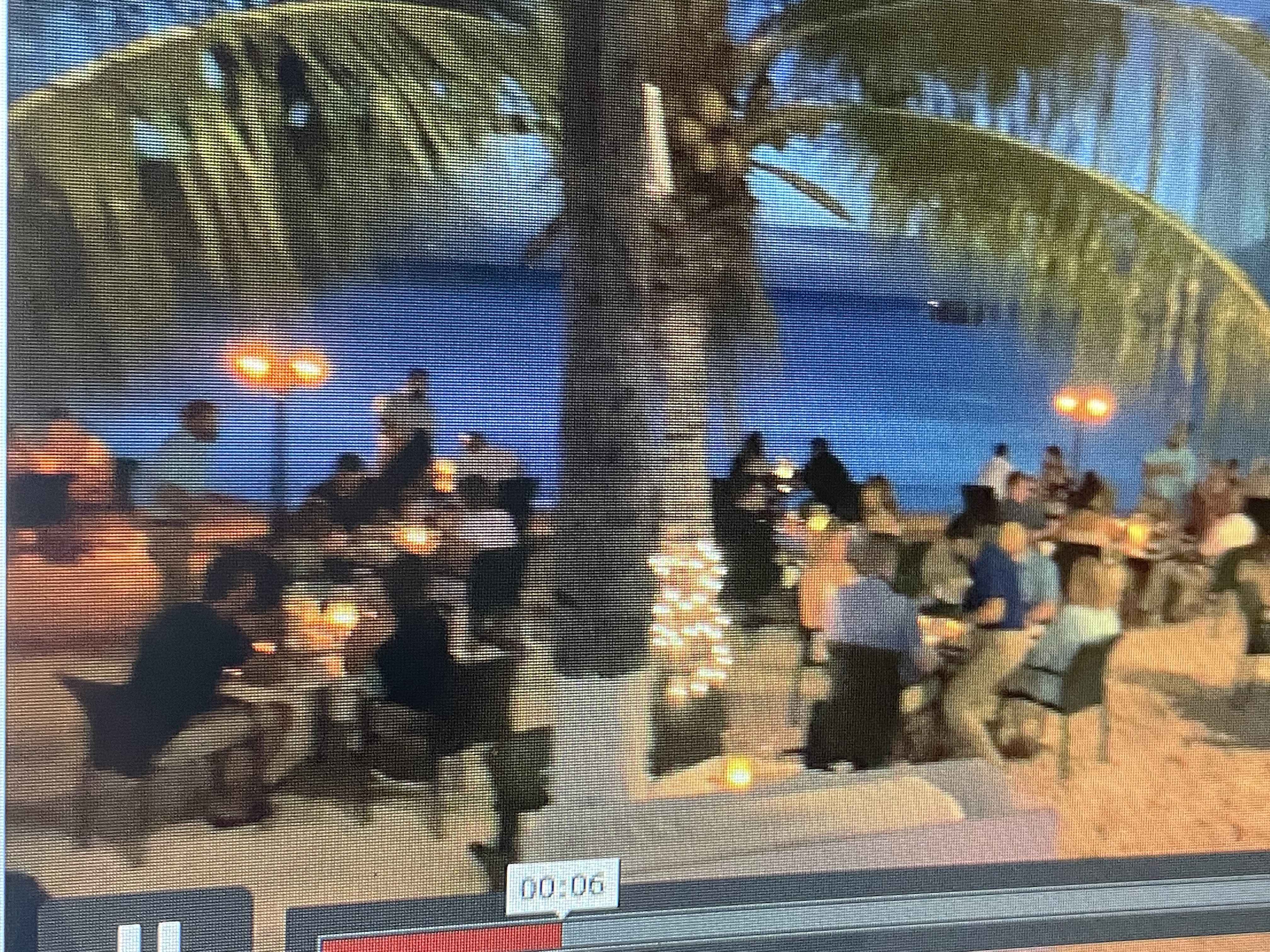 What it looks like after sunset