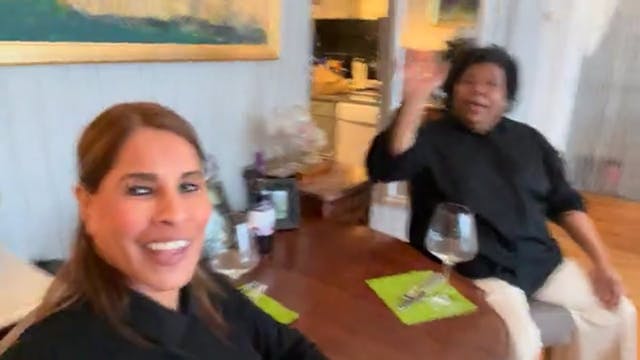 Rachel over for lunch