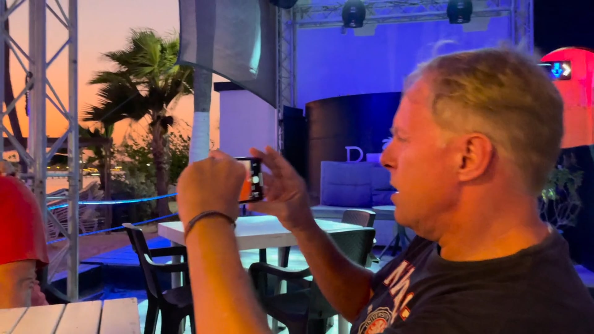 Gorgeous sunset with wendy and John