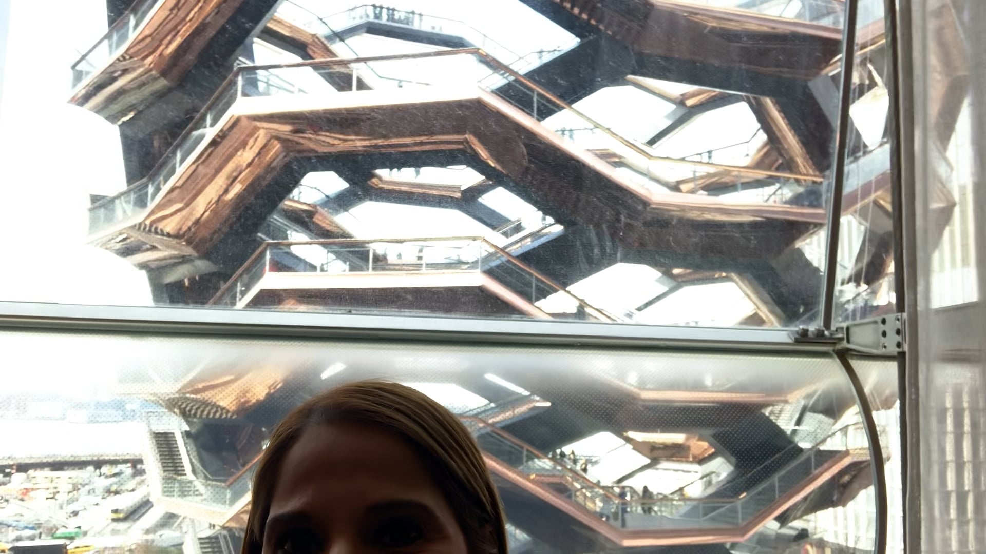 Lunch with the vessel behind me