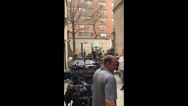 Filming in my building