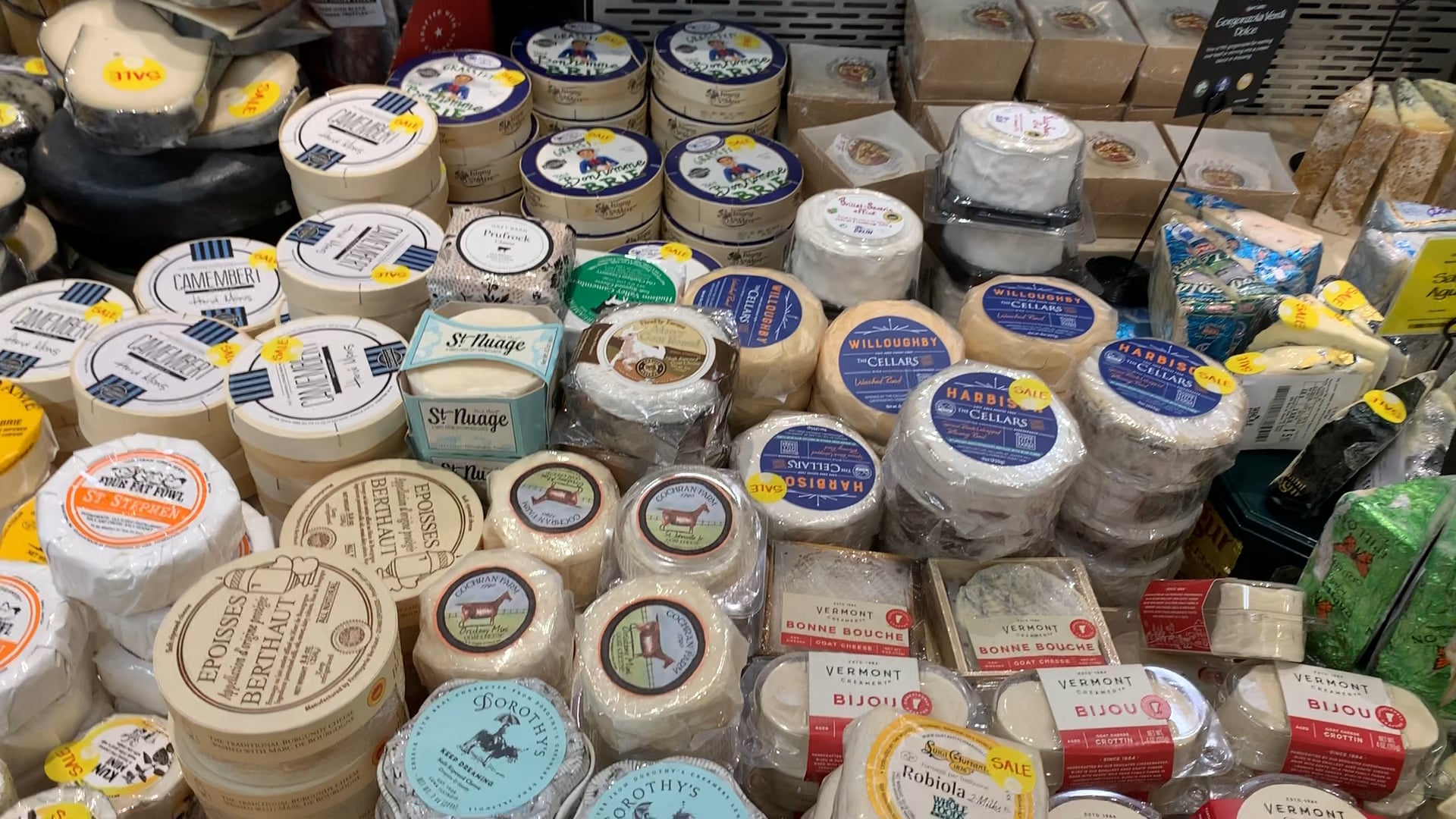 Over prized cheeses