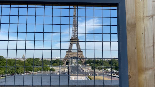 Great shot of the Eiffel tour