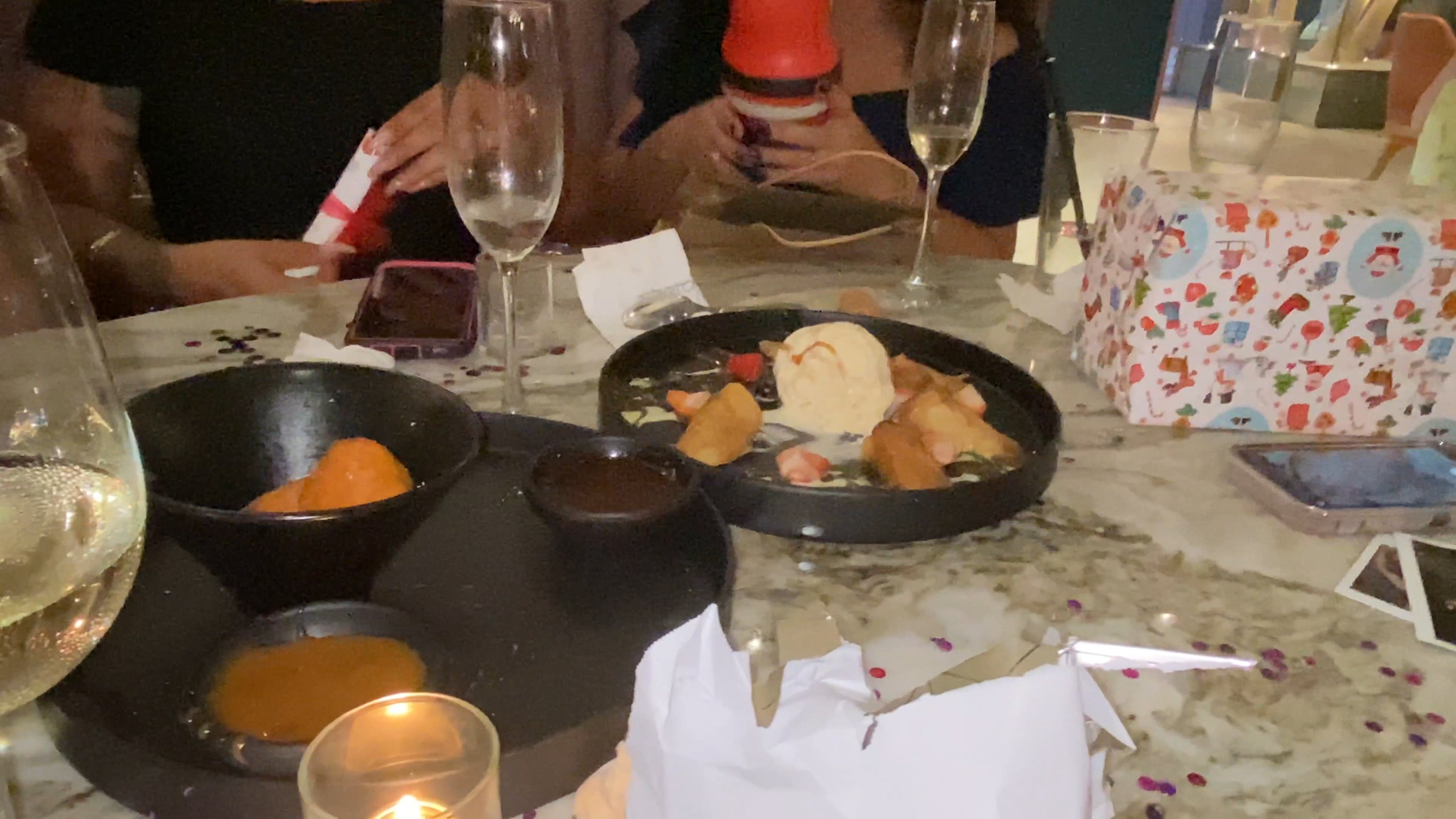 Divas Xmas party at PF Changs