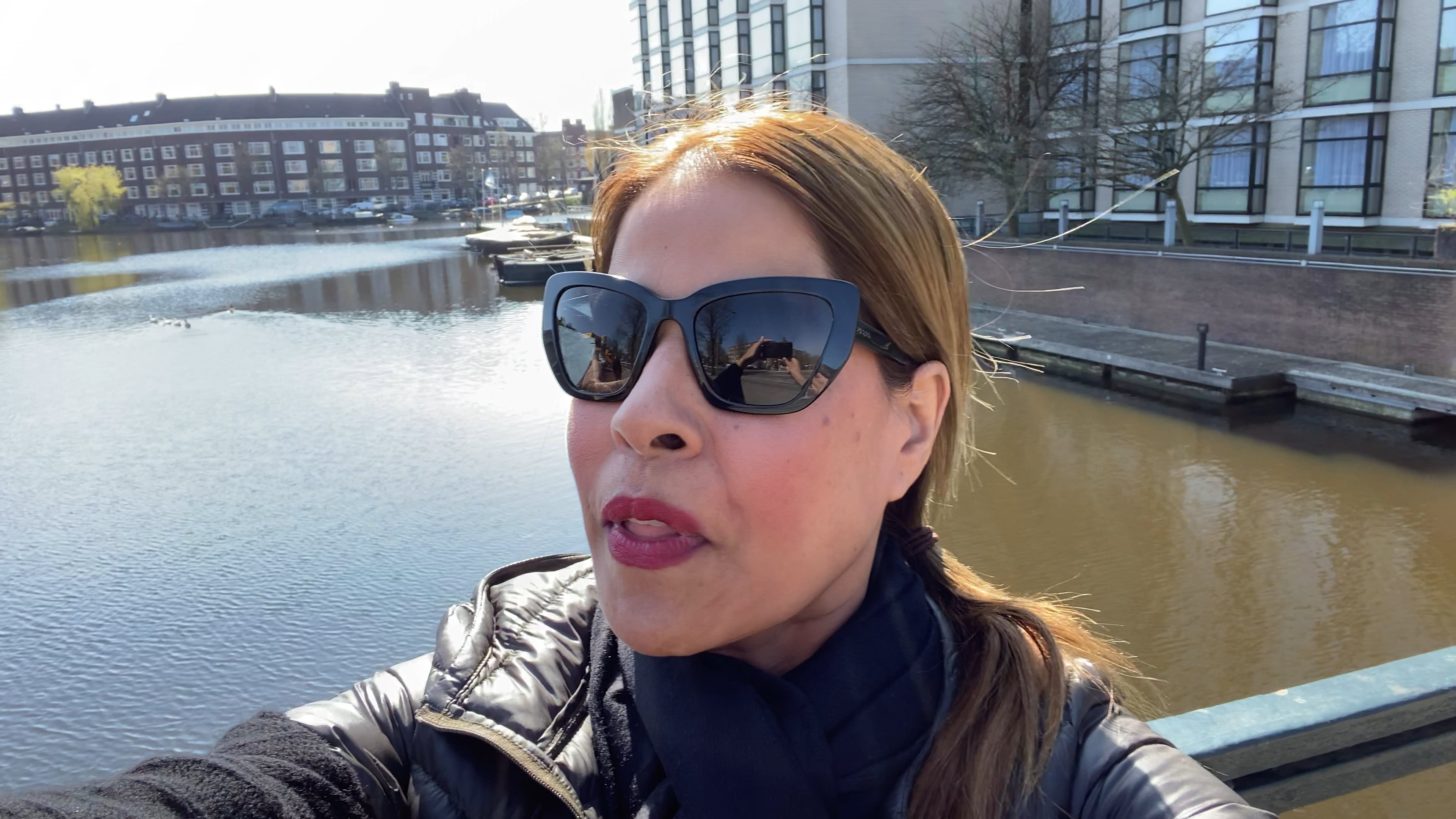 A Boat ride on the canals in Amsterdam