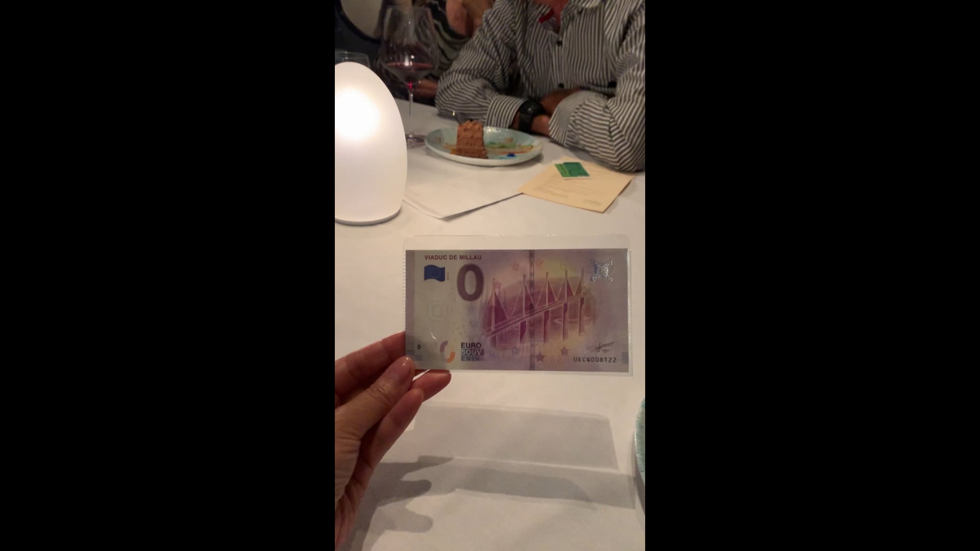 A zero euro bill