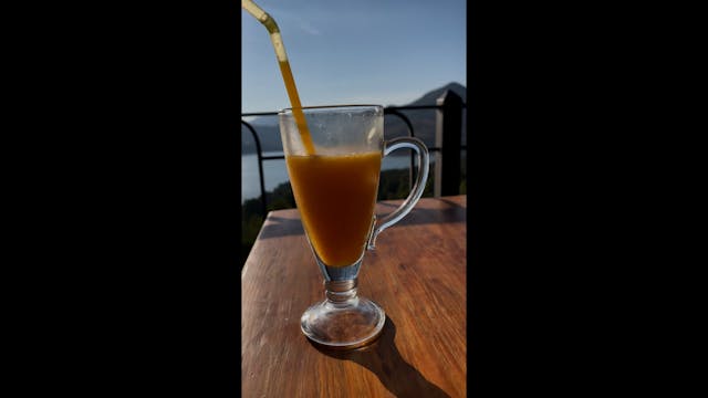 The best orange juice ever  = in Marocco