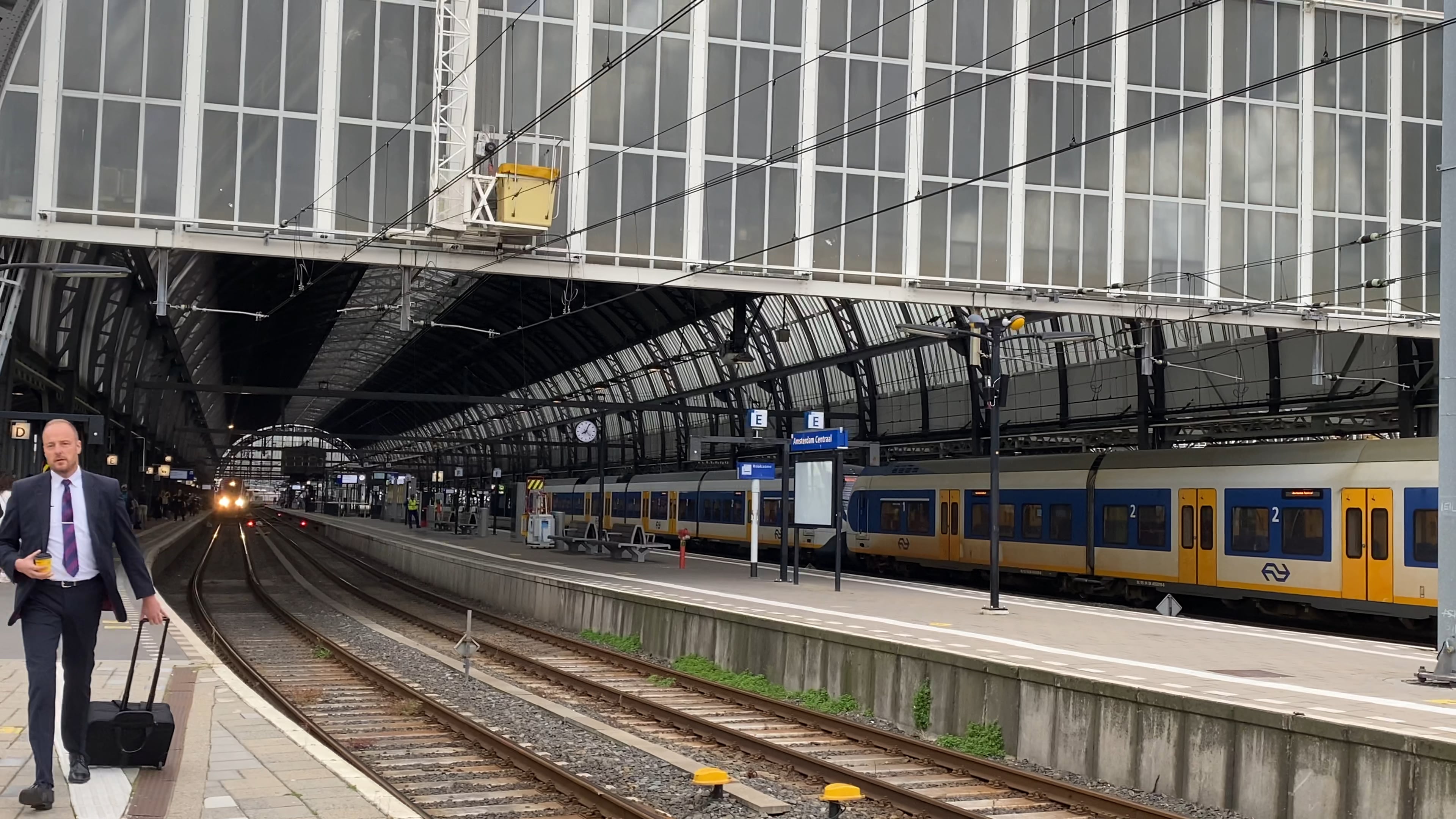 Our train is arriving 