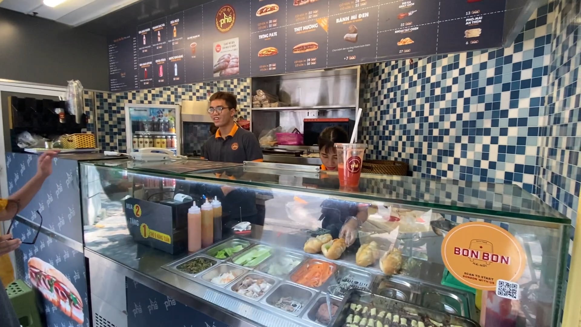 Street sandwich in Hanoi