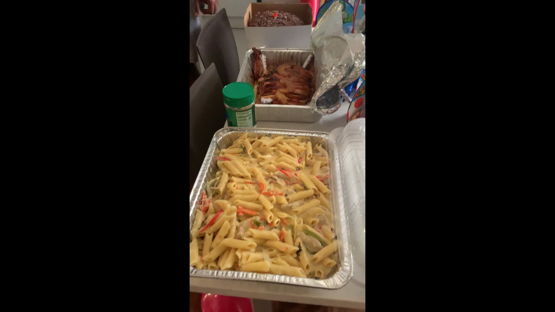 At the birthday party