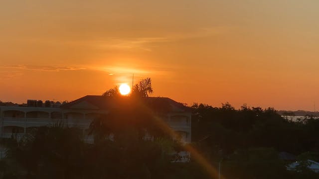 Sunrise in Suriname