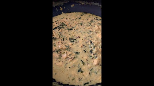 Salmon sauce for over the pasta