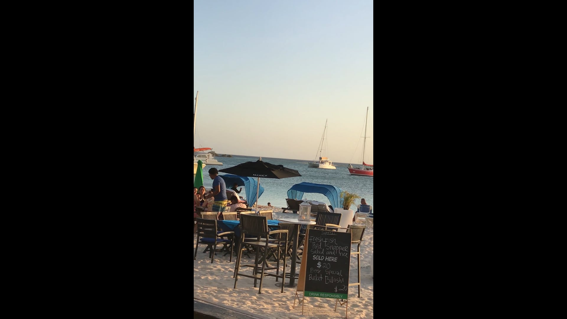 Sunset at Nikki beach