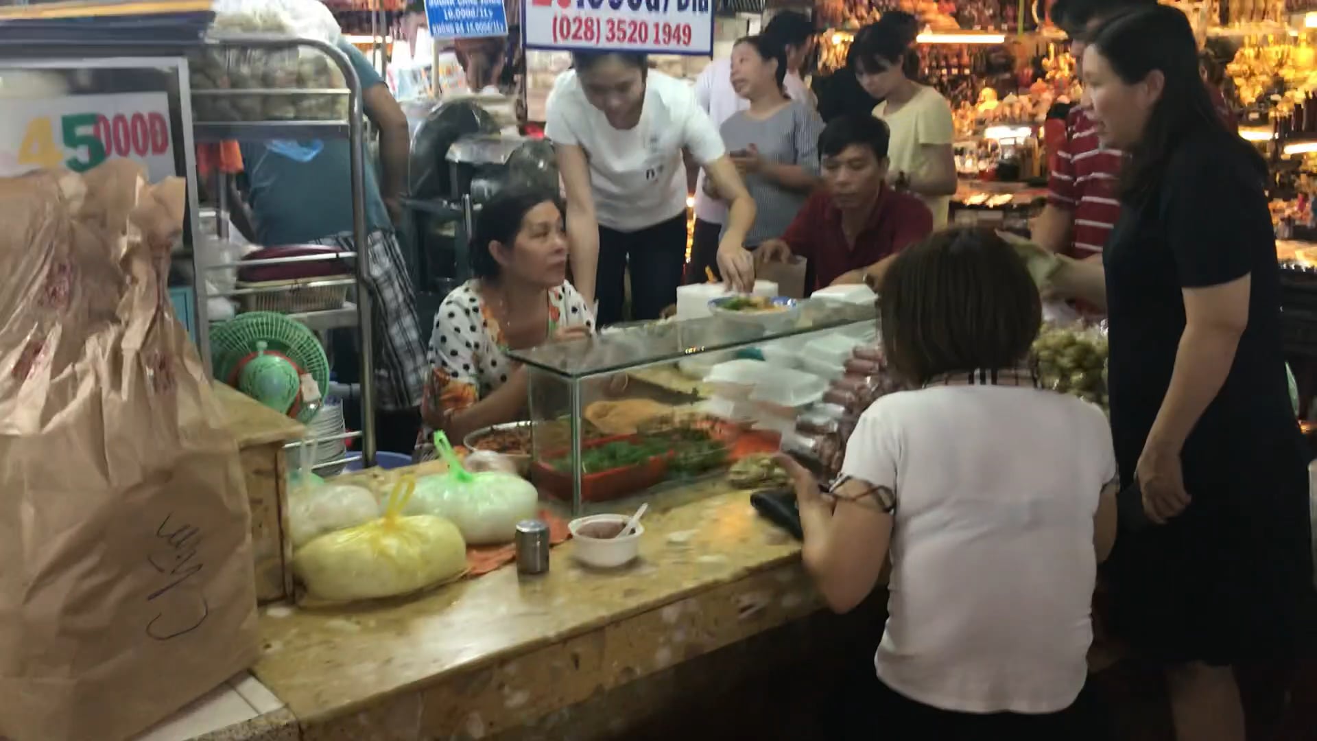 Food court for the Vietnamese in Ho Chi Min