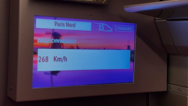 Look how fast the trains goes