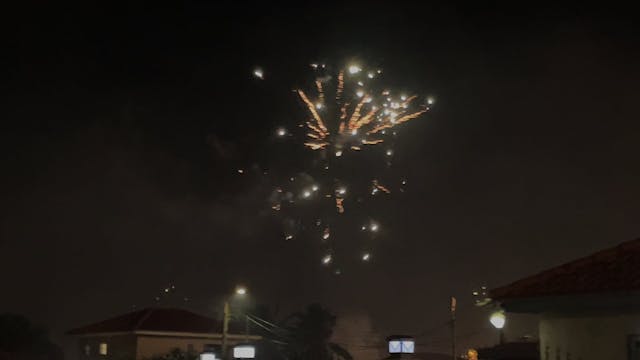Fireworks in Aruba