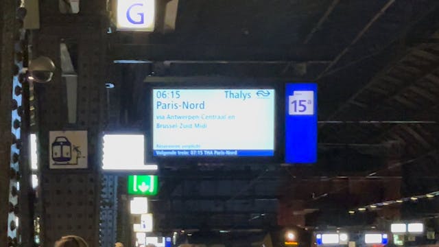 On our way to Paris