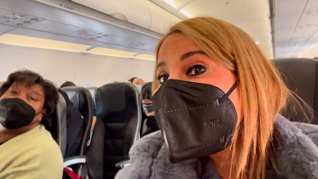 In the plane to Istanbul
