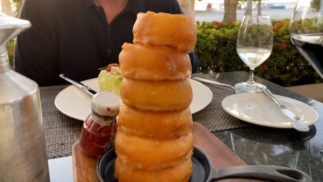 Xmas dinner at the Ritz in Aruba BLT