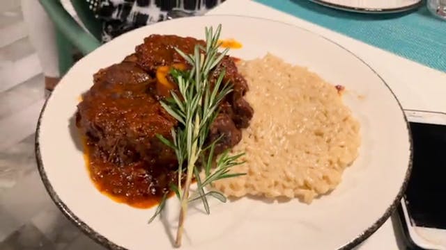 Ossa bucco at Lucca