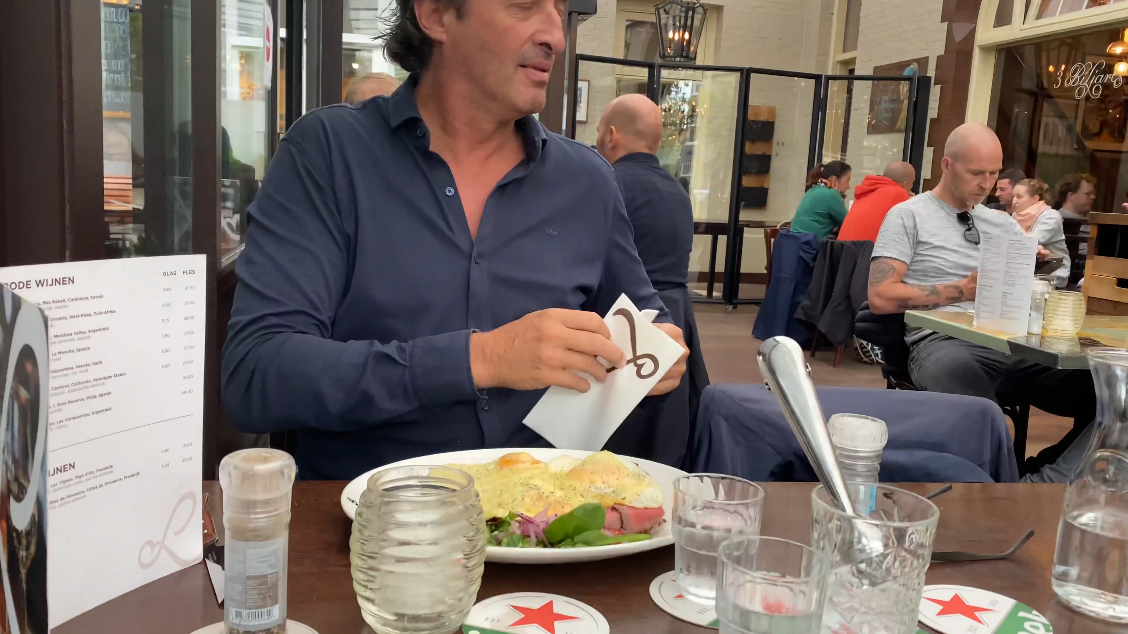 Lunch with Patrick at Loetje