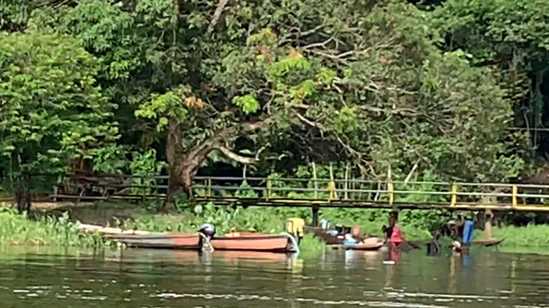 Ladies doing their laundry in the river