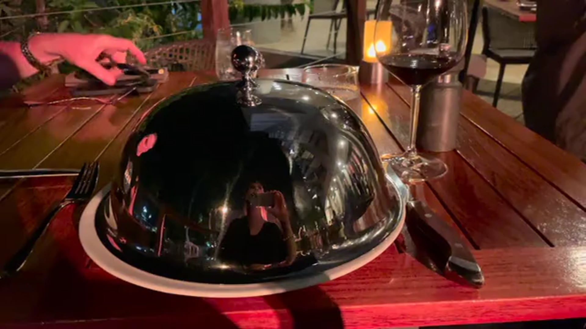 Dinner at sunset grill