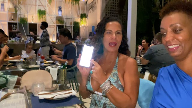 With the Divas at Brutto in Aruba