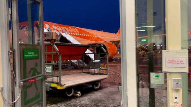 Easy jet, Prague, Czech rep
