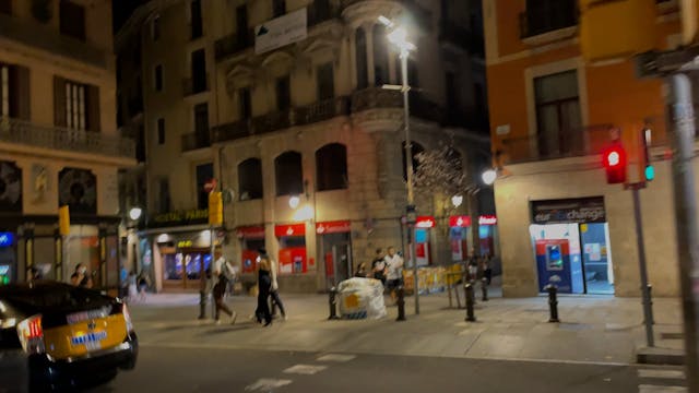 Barcelona at night