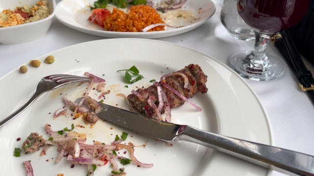 Lunch at Hamdi, Istanbul, Turkey