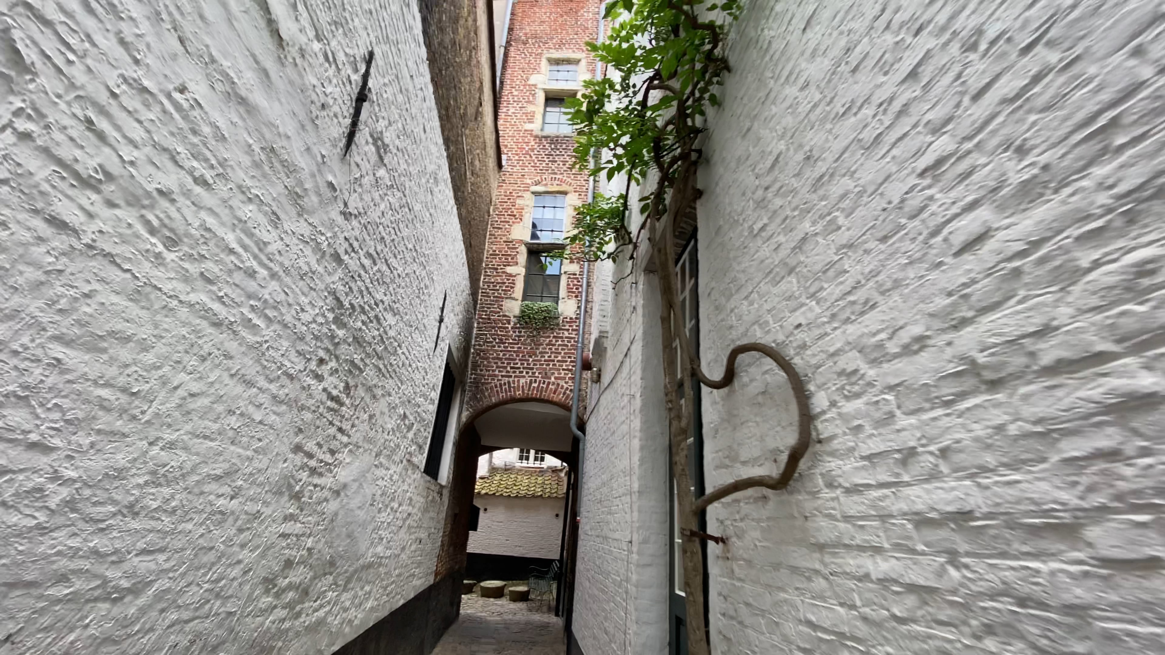 Antwerp narrow alleys