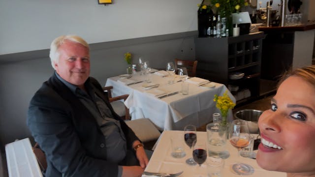 Lunch with Tony at auberge