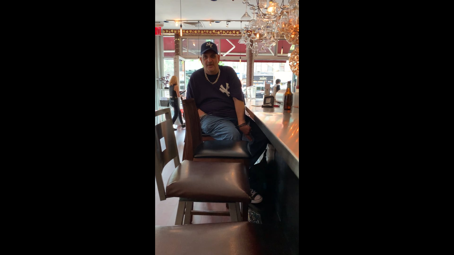 A talkative New Yorker