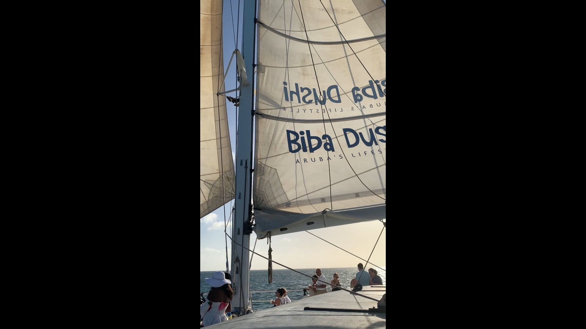 On the water in Aruba