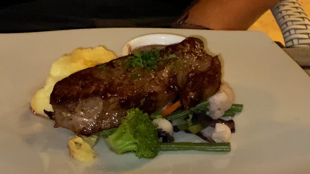 Xmas dinner at BLT Aruba in the Ritz